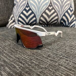 Oakley White Frame with Red Lens Sunglasses